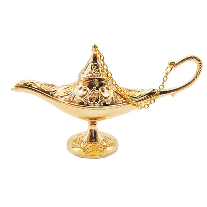Girl Jasmine Two-piece Set Halloween role-playing Jasmine Princess Suit + Magic Lamp Props Stage Performance Costume