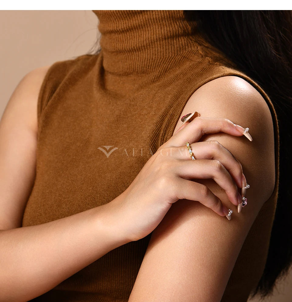 Moissanite Diamond Rings for Women Men D VVS1 Color Rectangle Cut S925 Sterling Silver Stackable Rings Wedding  Jewelry