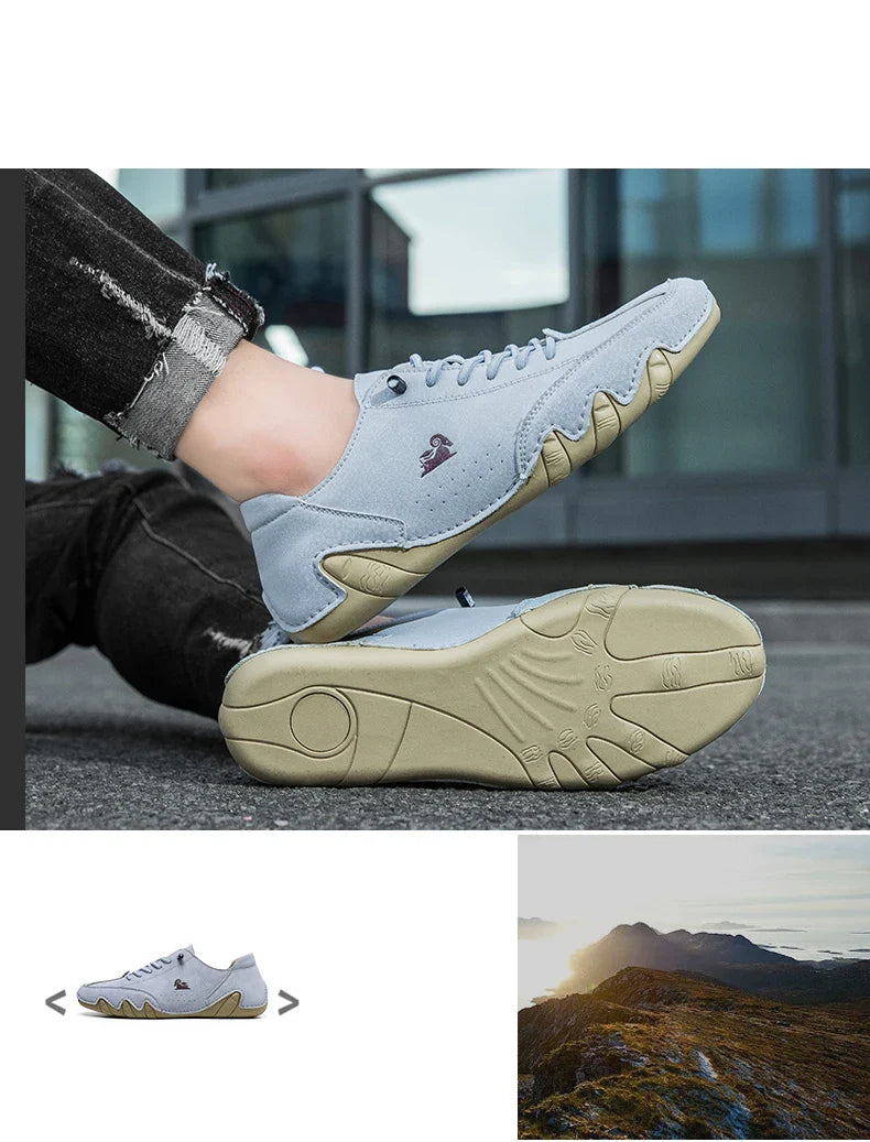 Men's shoes four season new plus size casual shoes fashion low-top soft sole breathable outdoor shoes men's sports walking shoes