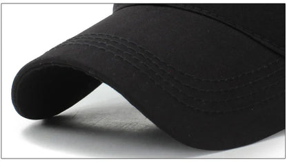 Three Horizontal Lines Embroidery Baseball Caps Spring and Autumn Outdoor Adjustable Casual Hats Sunscreen Hat