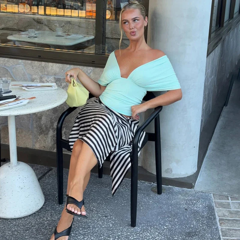 Halter Neck Backless Sexy Vest Women's Summer Slim Strappy Fashion Elasticity V-Neck Vest Solid Vacation Party Female Top 2026
