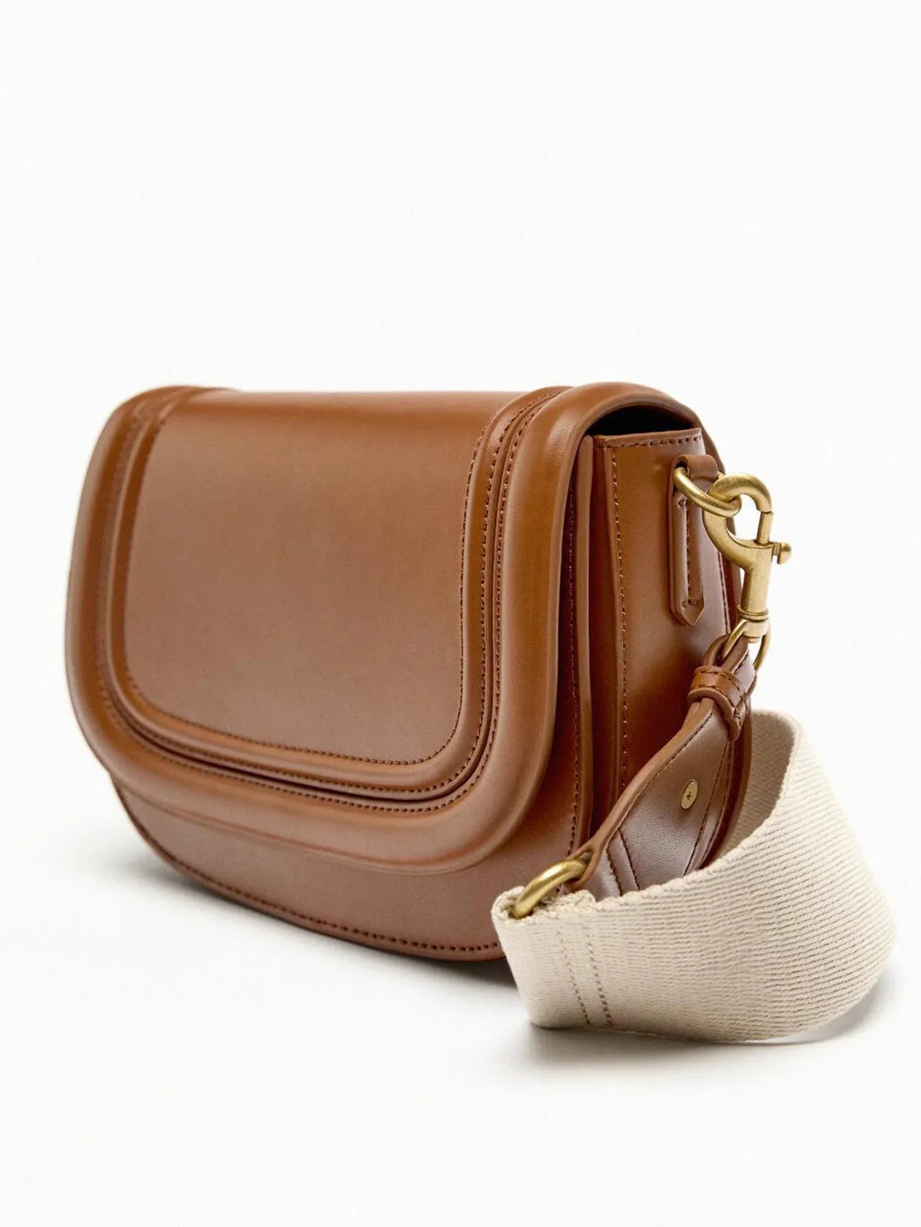 Saddle bag, shoulder bag, popular foreign trade bag, 2024 new wide shoulder strap, diagonal cross armpit, cross-border wholesale