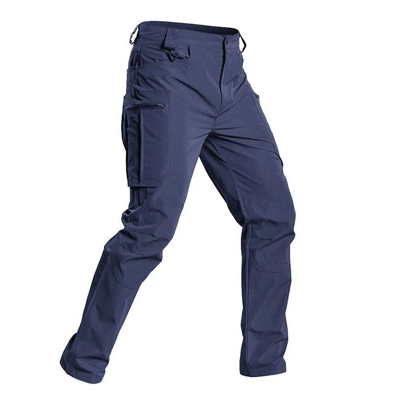 NewMen's Tactical Cargo Pants Waterproof Trousers with Multi Pockets for Outdoor Sports Hiking Hunting Fishing Work Casual Pants