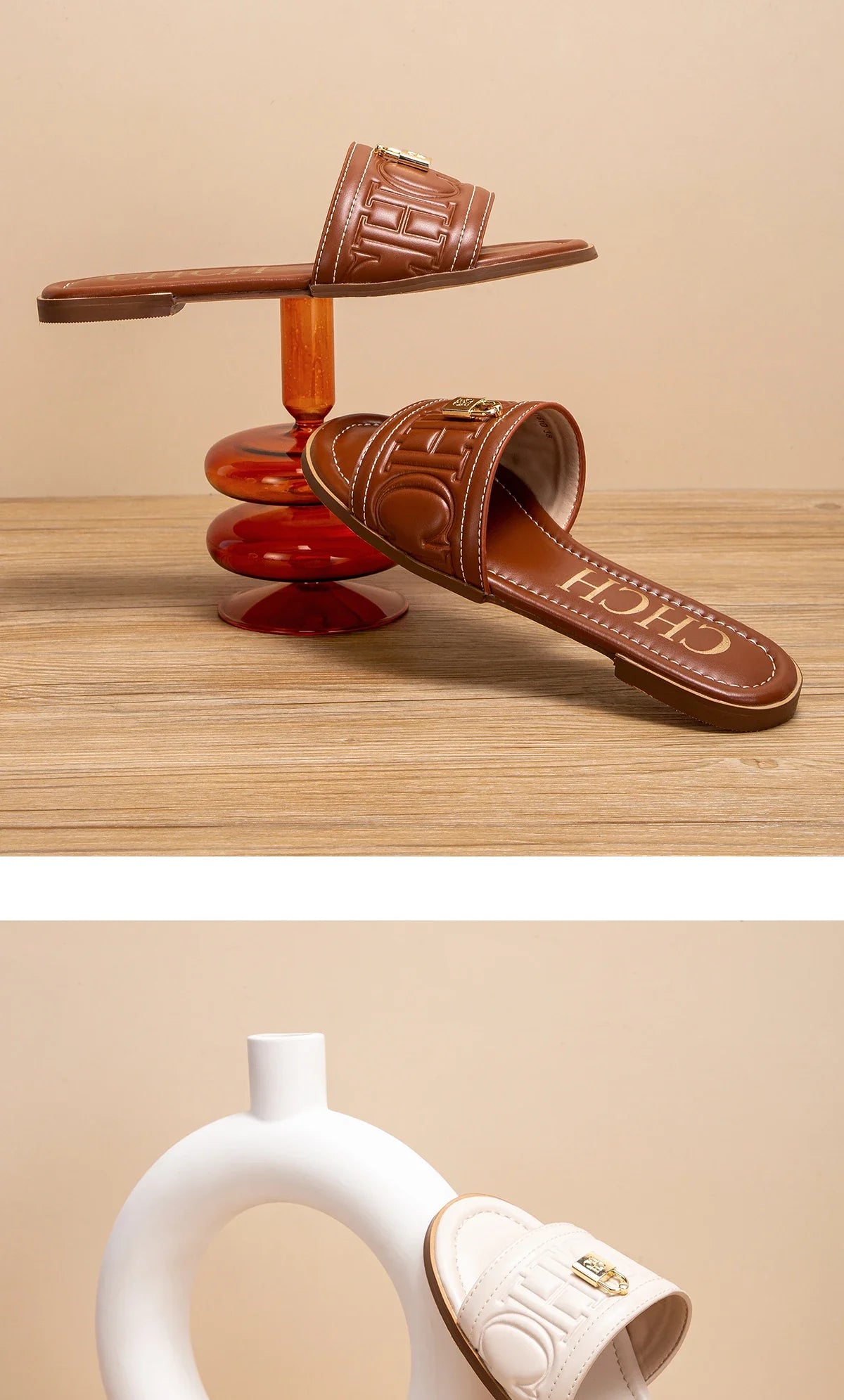 Woman Flat Shoes Summer New Solid Color Embossed Sandals Simple Fashion Slippers For Girl Students Shoes