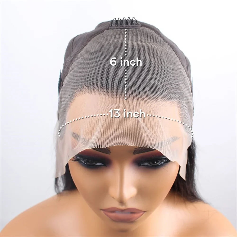 30 40 Inch 13x6 Body Wave Hd Human Hair Lace Frontal Wig 13x4 Body Wave Human Hair Wigs For Black Women Nature Black Brazilian