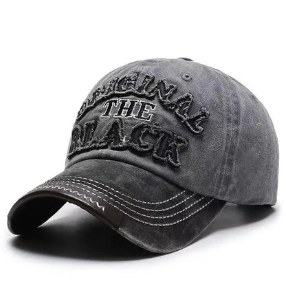 Hat Men's  Washed  Denim Cap Korean Version Outdoor Sunscreen  Casual Versatile Street Spring and Autumn Shade Baseball Cap