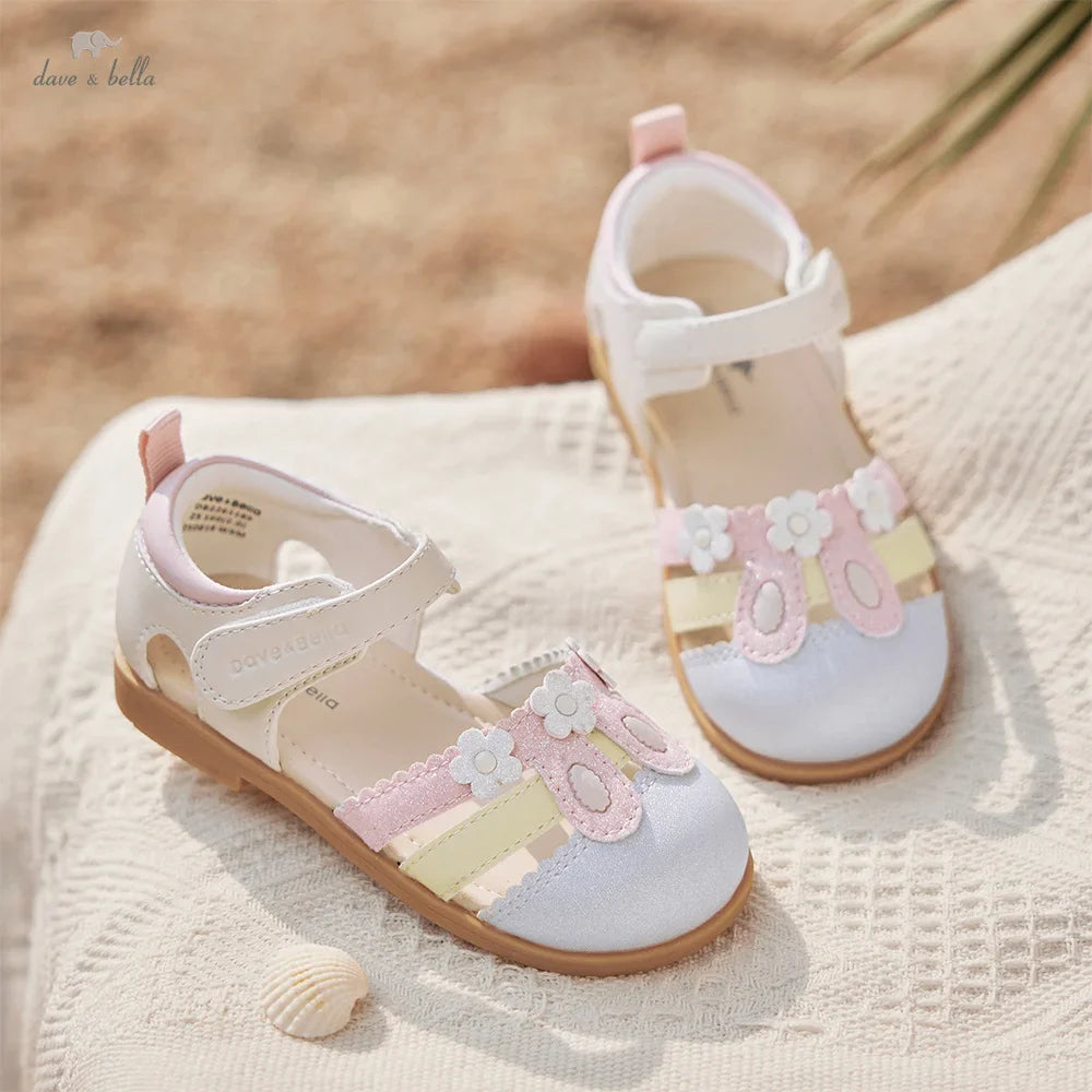 Girls Sandals Cool Children Summer Shoes Breathable Sweet Fashion Party Beach Kids Outdoor Sandal Anti Slip DB2261185