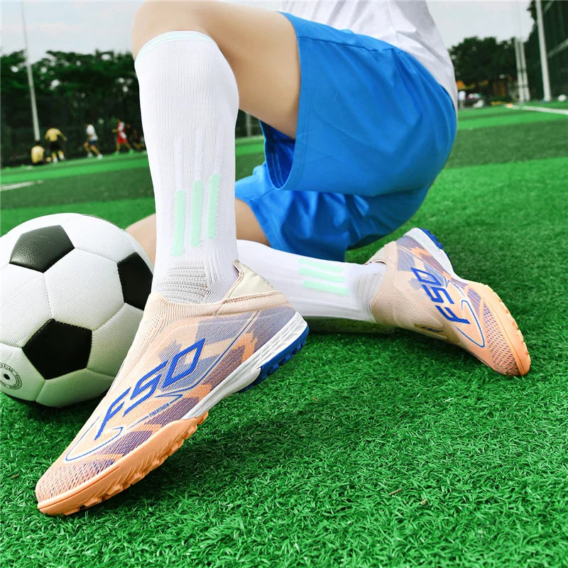Men's football field boots ultra light grass indoor social training football shoes sports shoes TF/FG football shoes