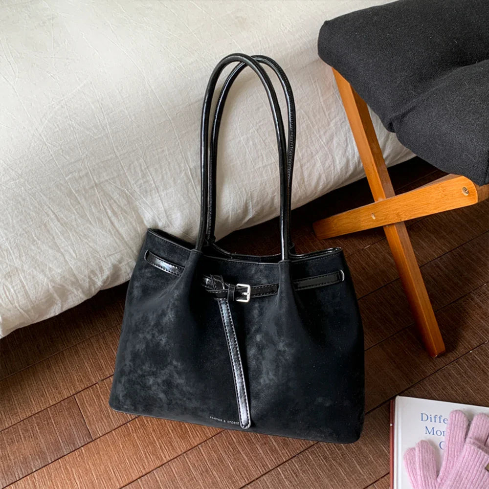 Retro Underarm Bag for Women, New Trendy Fashion, Casual Commuter Tote Bag, Large Capacity Shoulder Bag
