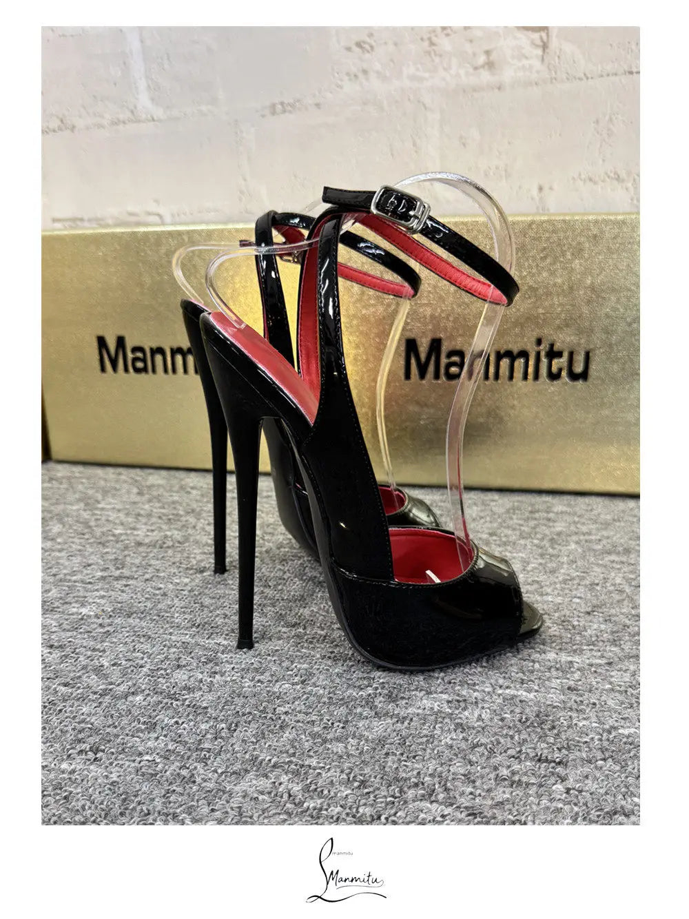 White ultra-fine high-heeled fish mouth sandals with empty straps, shallow mouth shoes, sexy party versatile high heels