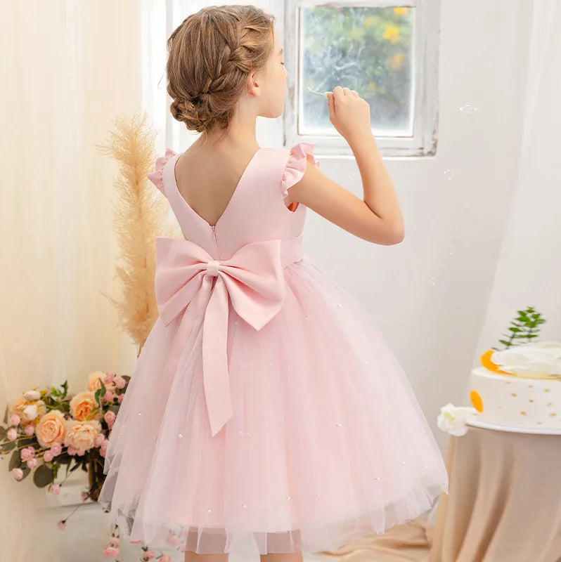 2026 Girls Princess Tutu Dress Flower Girl Gown Piano Performance Host Outfit Party Dress prom dresses girls dresses