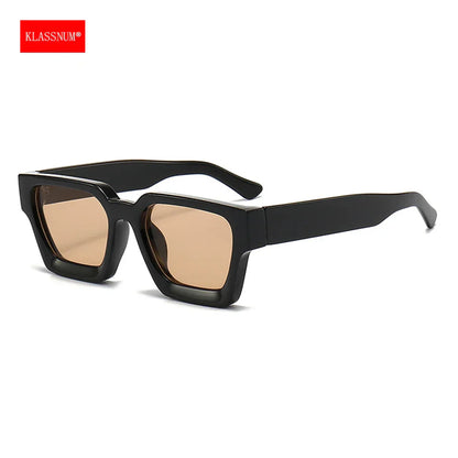 Men Square Frame Sunglasses 2025 Luxury Brand Designer Sun Glasses Retro Trendy Shades UV400 Unisex Women Glasses New