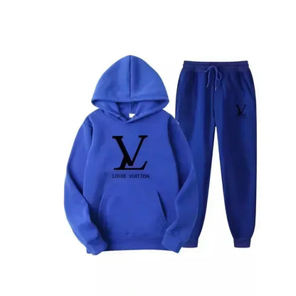 A new autumn and winter men's sportswear and long pants 2-piece set for outdoor fashionable jogging men's casual wear