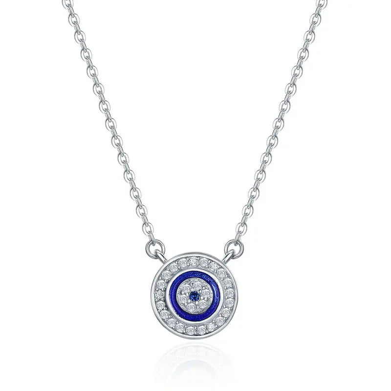 Authentic 925 Sterling Silver Evil Eye Tennis Bracelet for Women Adjustable Chain Bracelet Sterling Silver Jewelry SCB033
