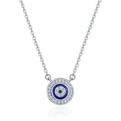 Authentic 925 Sterling Silver Evil Eye Tennis Bracelet for Women Adjustable Chain Bracelet Sterling Silver Jewelry SCB033