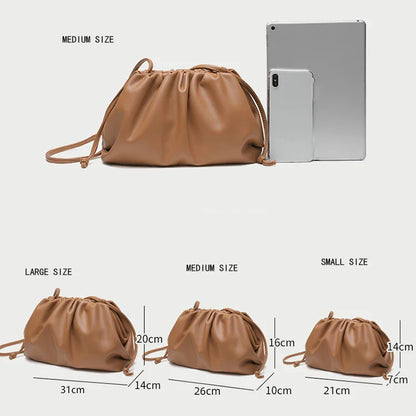 Soft Pu Leather Women Shoulder Bag High Quality Small Cloud Crossbody Bags for Women Fashion Female New Handbags Messenger Bags