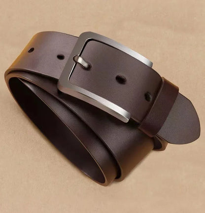 Male Famous Brand Luxury Designer PU Leather Jeans Belts for Men Pin Adjustable Alloy Buckle Waist Straps Belt 105cm 120cm 125cm