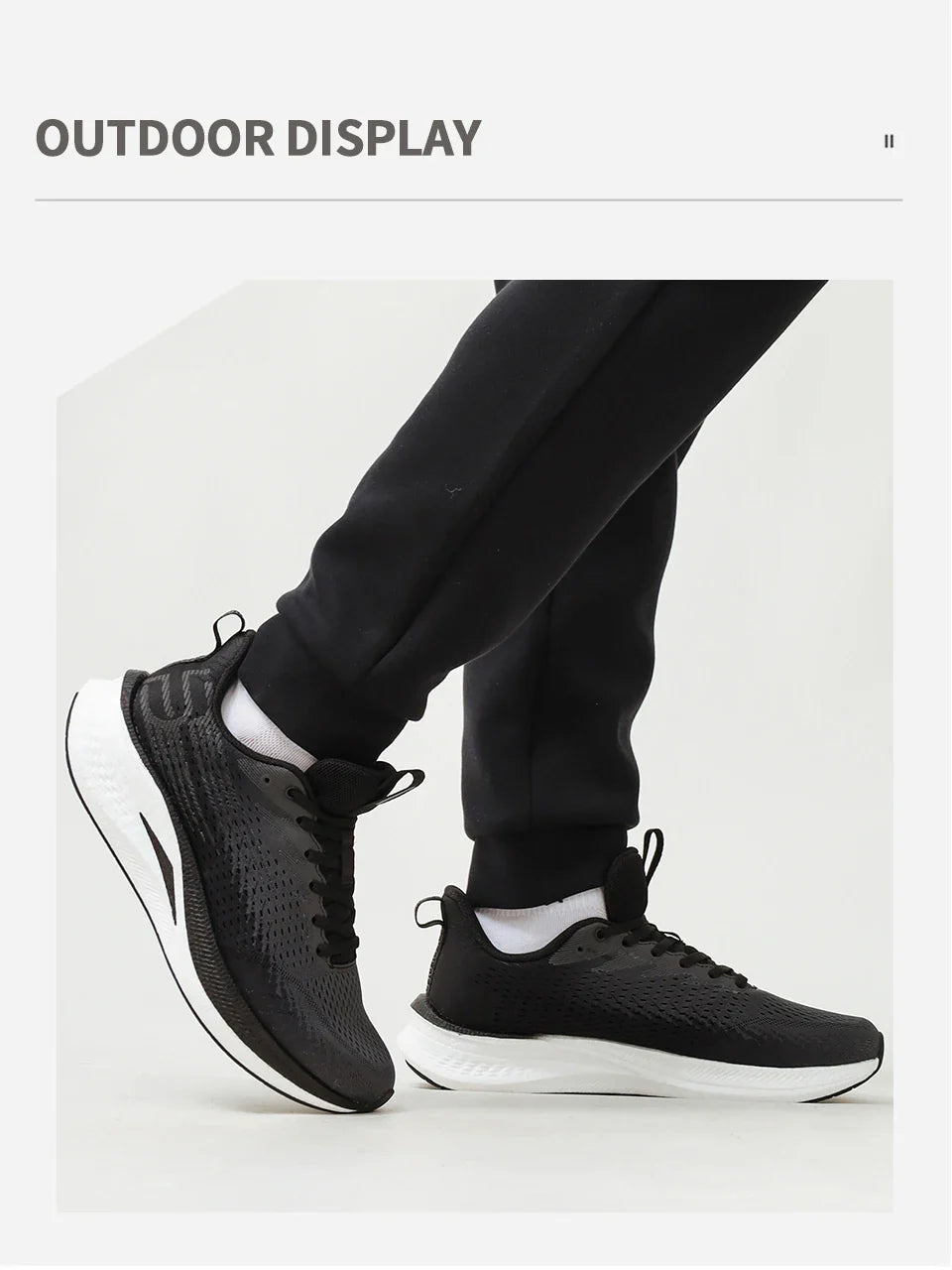 Men Jogging Sports Shoes Carbon Plate Professional Cushioning Sneakers Male Outdoor Breathable Non Slip Running Shoes