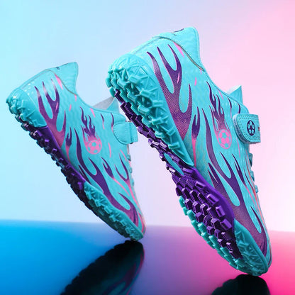Children Football Boots Anti-slip Soccer Shoes Low-top Boy Ultralight Kid's High Quality Outdoor Grass Training Soccer Sneakers