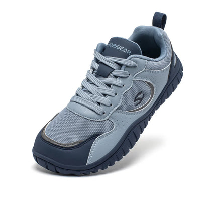 Unisex Wide Toe Sneakers Comfortable Walking Shoes Lace Up Outdoor Travel Breathable Sneakers