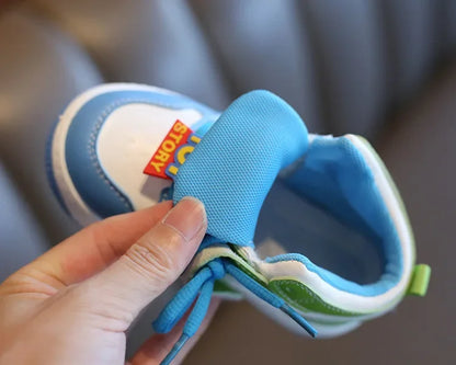 Fashion Children Sneakers Outdoor Non-Slip Boy Girl Casual Board Footwear Colorful High-top Kid Running Sports Leisure Shoes