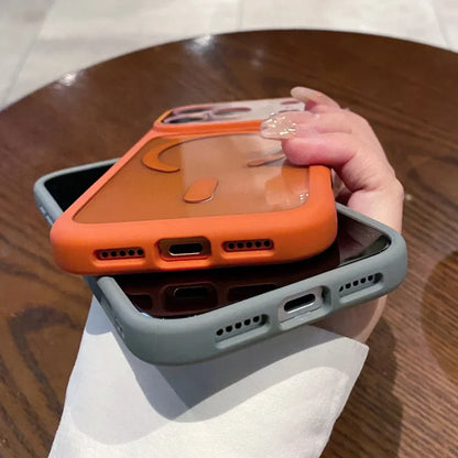 Camera Protector Acrylic Transparent For Magsafe Cases For iPhone 17 Pro Max 17 Pro Air Slim Magnetic Clear Bumper Back Cover