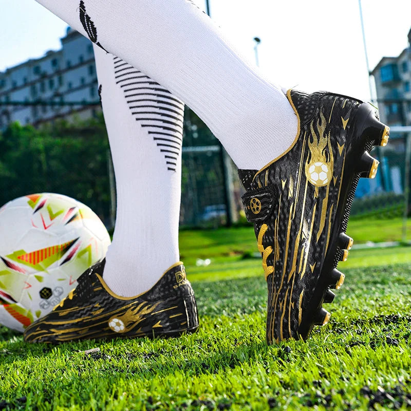 New Kids Professional Soccer Shoes Cleats TF Indoor Men Football Field Boots Original Football Society Shoes Grass Training Fast