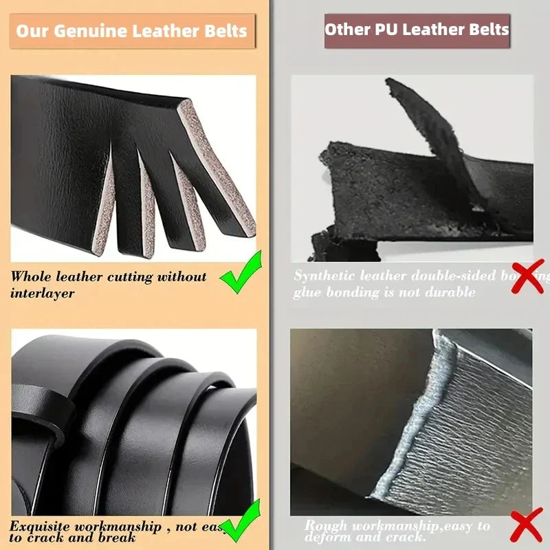 Trendy Cowhide Suede Belt for Women Casual Jeans Dress, Genuine Leather Belts with Square Alloy Buckle Waistband
