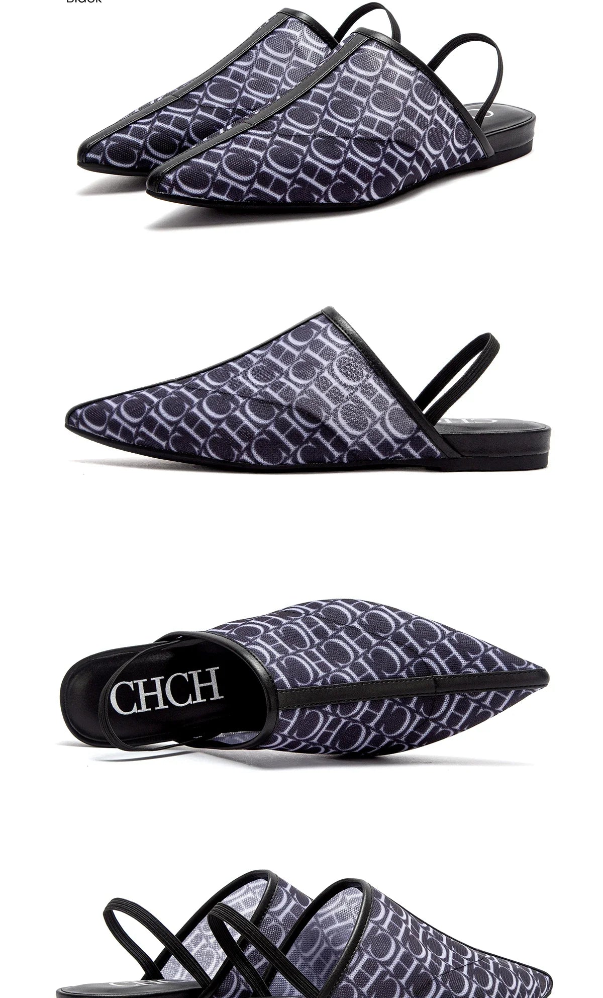 Pointed Toe Slippers Luxury Branded Casual Shoes Flat Strappy Home Outdoor Beach Walking Shoes