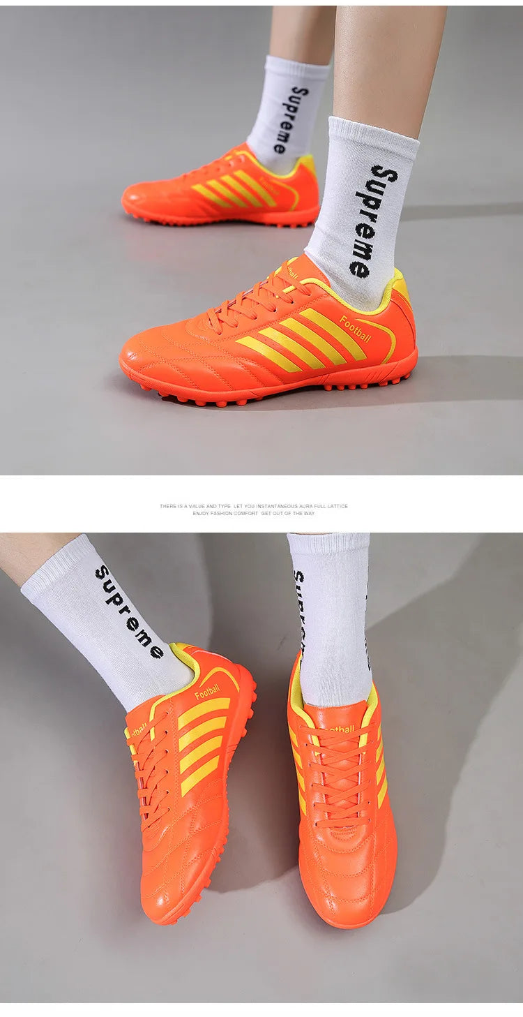 Size 32-44 Kid Low Cut Soccer Shoes Adult Outdoor Running Sneakers Ultralight Sports Ultralight Sports Football Boots