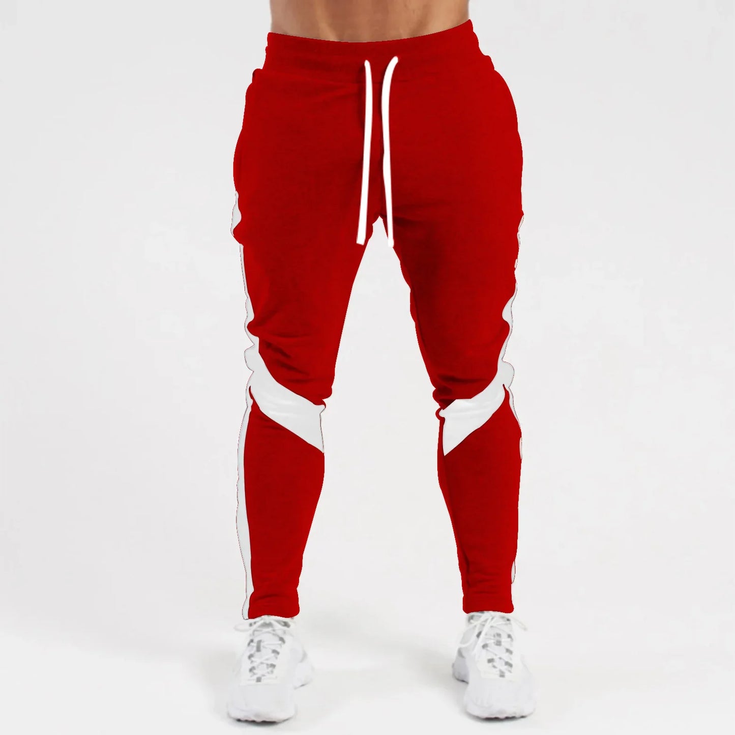 Mens Casual Pants Autumn Winter Sweatpants Men Running Jogger Sports Gym Trousers Fashion Solid Color Workout Long Pants 2025