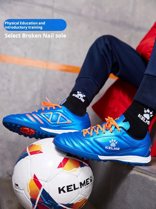 Tf Broken Nail Football Shoes Adult Youth Non-slip Football Shoes Artificial Grass Five-a-side Game Football Shoes Sports
