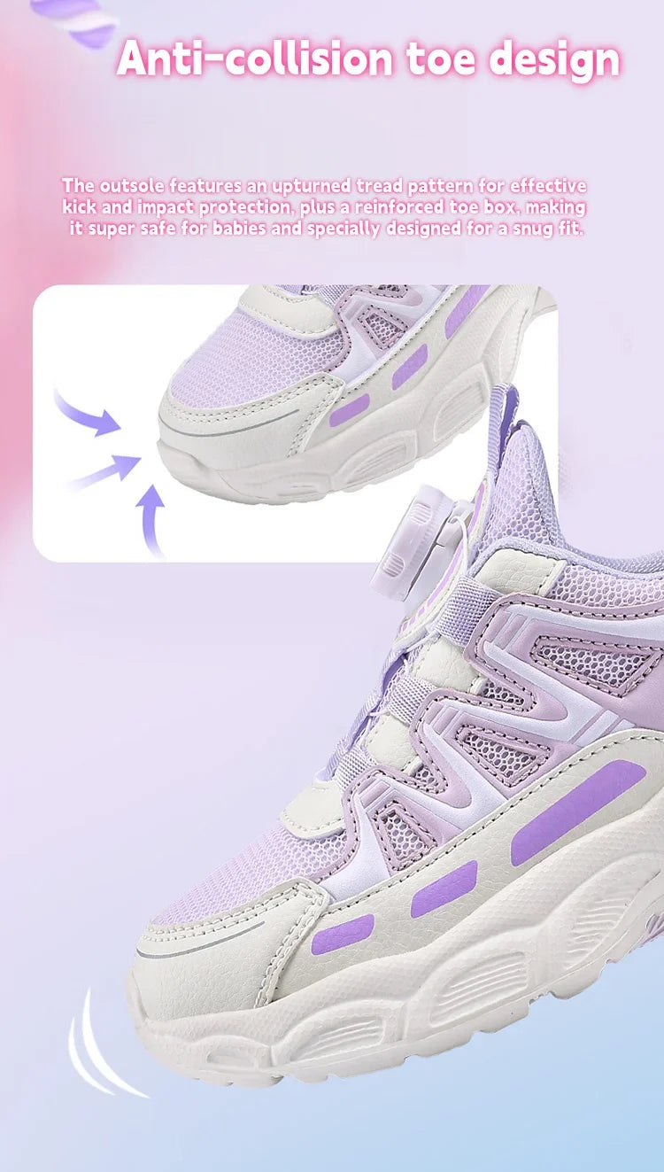 Spring and autumn children's shoes girls' school students leisure sports running shoes basketball children outdoor tennis shoes