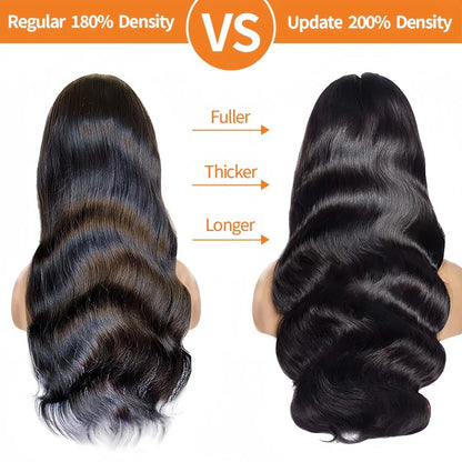 HD Transparent Body Wave Frontal Wig 13x4/13x6 Body Wave Lace Front Human Hair Wigs For Women Wet And Wavy 4x4 5x5 Closure Wig