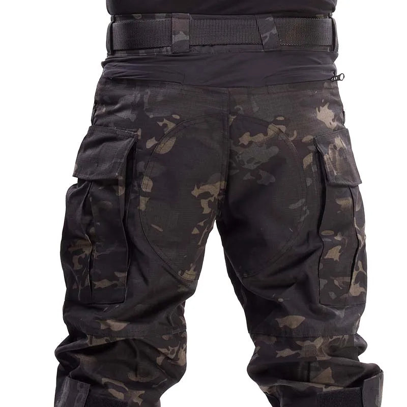 GEN3 Tactical Pants G3 Men Combat Trousers CP Camo Cargo Pant +Knee Pads Training Hunting Pants Work Clothing  Wear-resisting