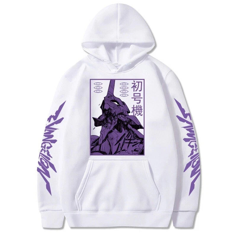 Neon Genesis Evangelion EVA Cosplay hoodie print jumper Men's and women's same streetwear tops
