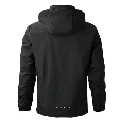 Men's Waterproof Rain Jacket Lightweight Outer Hooded Outdoor Raincoat Hiking Windproof Jacket Climbing Outdoor Jackets