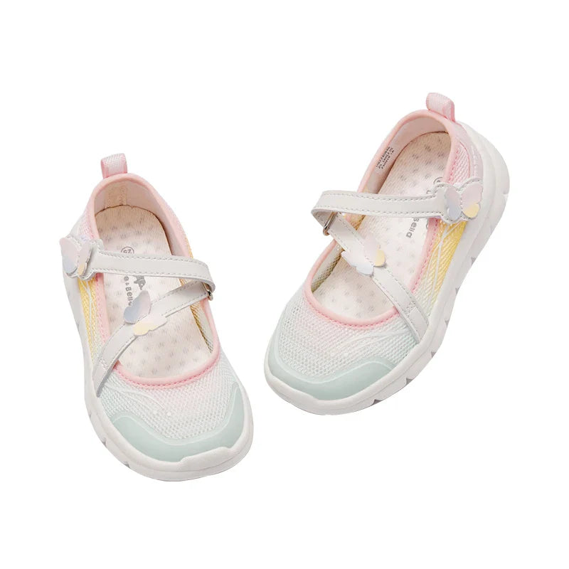 Dave Bella Summer Sandals For Girls Mesh Breathable Running Tennis Footwear Soft Sole Casual Footwear Sneakers Kids DB2240846