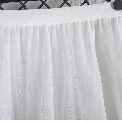 New large hem chiffon long skirt for women's Korean casual simple solid color three-layer A-line high waisted long skirt