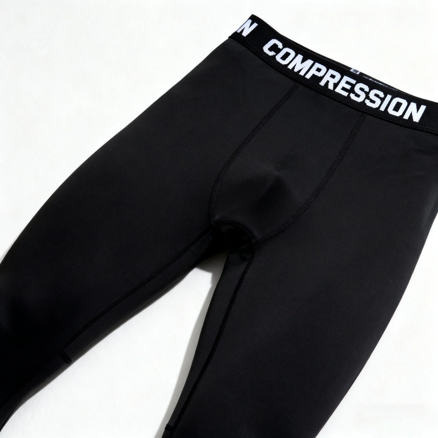 Men's Compression Leggings High Elastic Quick Dry Breathable Sports Base Layer for Gym Running Basketball Workout