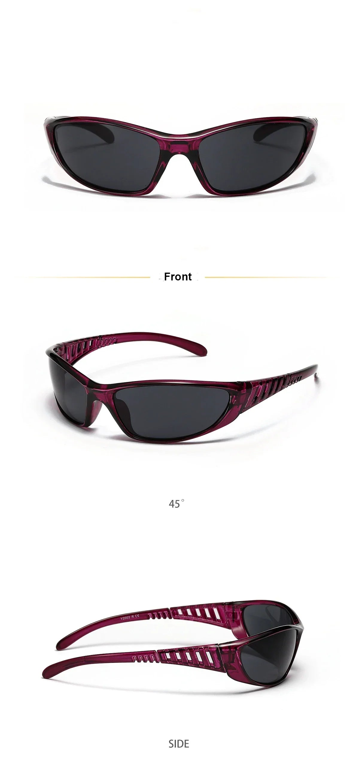 Silver Sunglasses Color Hollowed Out Future Sense Of Technology Hot Girls Net Red Sunglasses Women Sunglasses Trendy Men