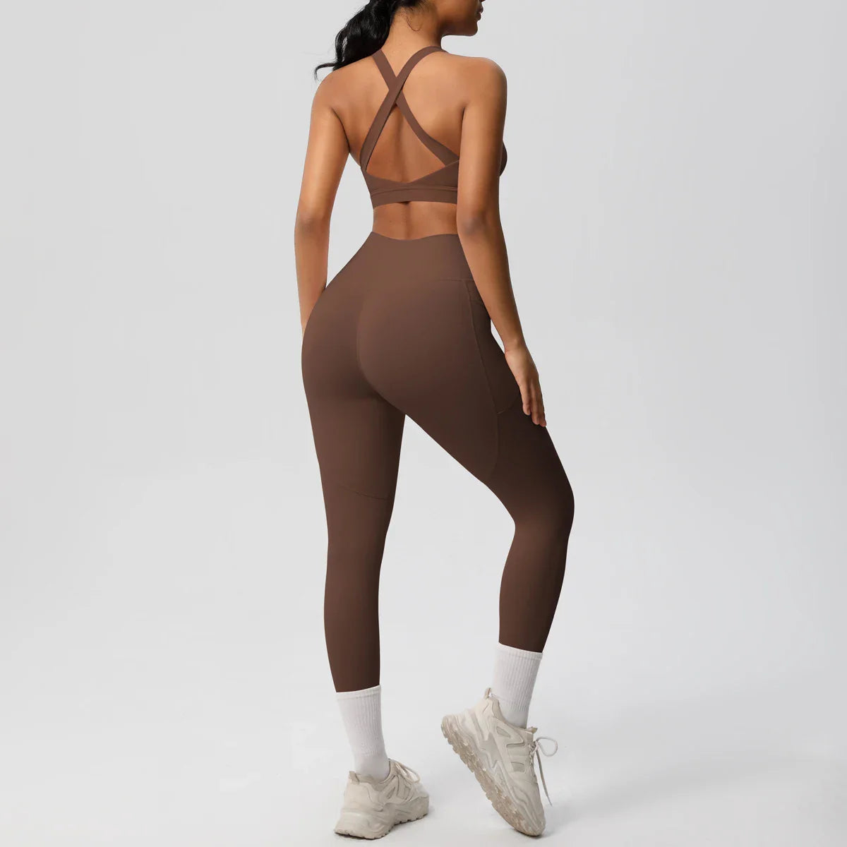 Yoga Suit Sports Set Womens Sportswear Sports women's yoga bra  Tummy Control Slimming Booty Leggings Women's tracksuit
