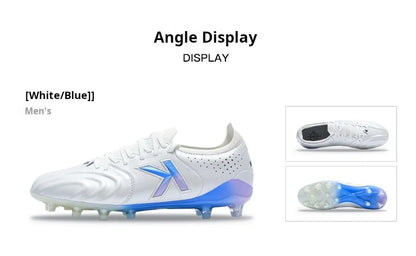 Professional Match Football Shoes Kangaroo Leather Fg Anti Slip Football Boots Ag Daily Training Indoor Football Shoes