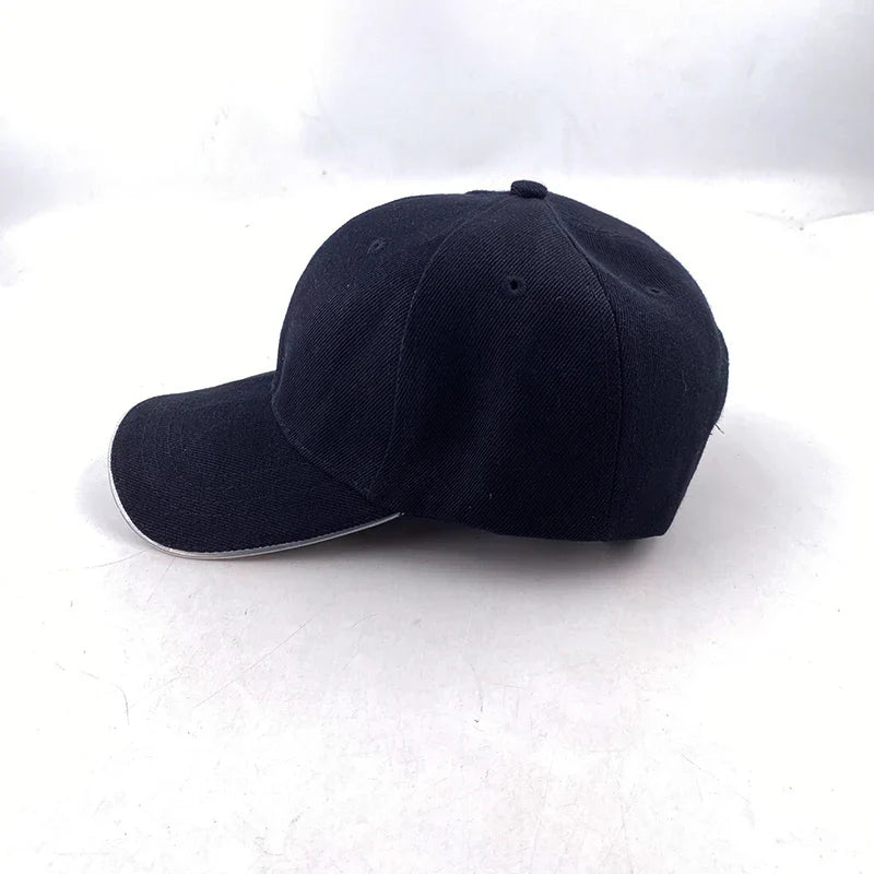Hot LED Light Up Baseball Cap Neon Colorful Glowing Adjustable Sun Hats For Women Men Night Running Caps Travel Supplies