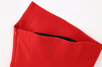 Women's Asymmetrical Bustier Tops, Sexy Backless, Side Zipper, Female Camis, Fashion