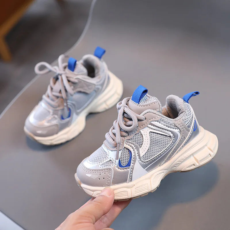 Children's Sports Casual Shoes for Boys and Girls Breathable Mesh Running Shoes Kids Basketball Shoes Lightweight Comfortable
