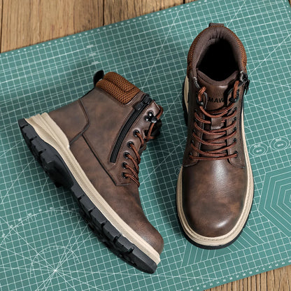 Waterproof Safety Shoes Comfort Men for Work Steel Toe Industrial Boots Man Protection Kevlar insoles Platform Boots