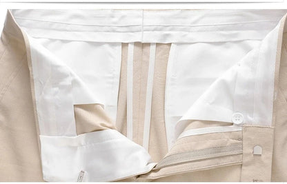 Men's Linen Half Lined 2 Piece Suit Set Lightweight Breathable Blazer & Pants for Spring Summer, Formal Business Wedding