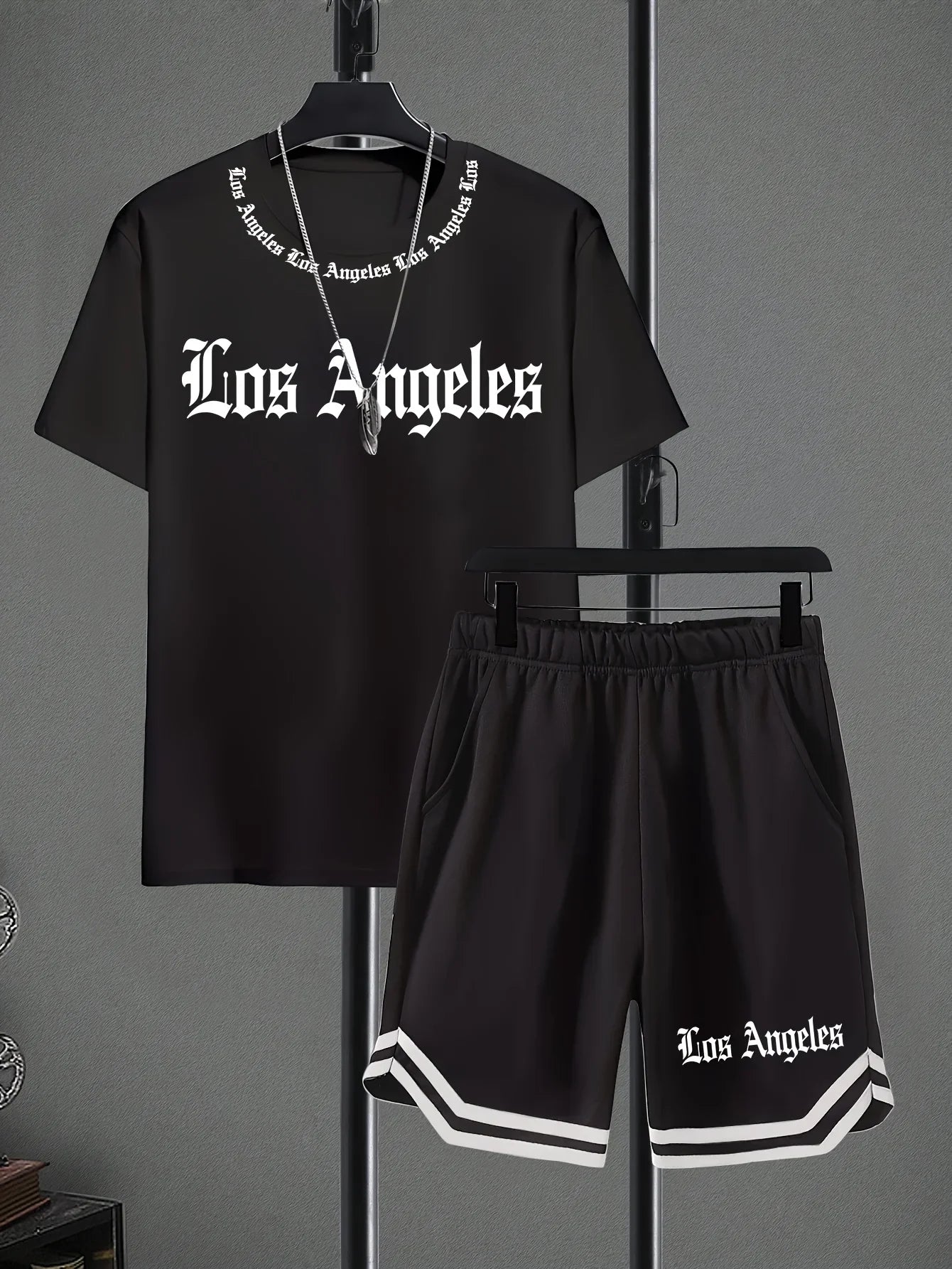 youth set for Summer 2025 featuring letter prints is a vibrant and fashionable streetwear
