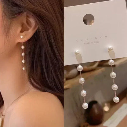 Simple Black Bow Love Earrings for Women Fashionable Personalized Beautiful Daily Accessories Party Jewelry Premium Gifts